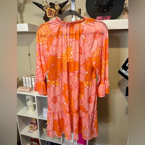 NWT Show Me Your MuMu Viola Retro Garden Mesh Mini Dress - Picture 10 of 10